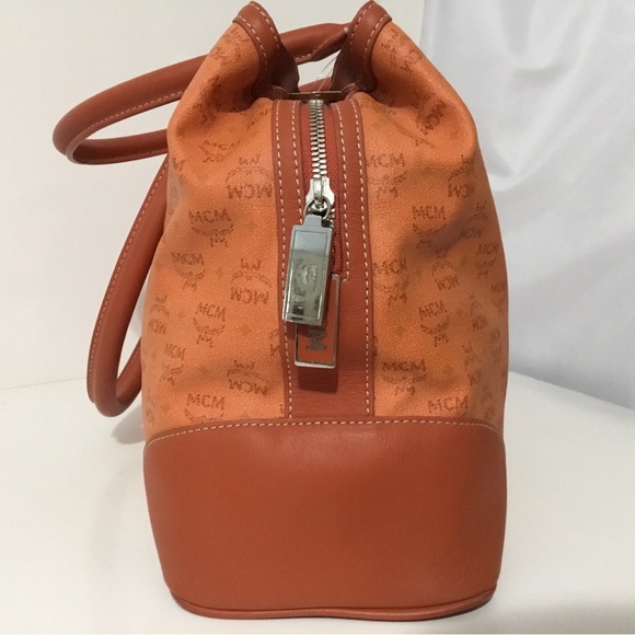 MCM Women's Leather Tote Triple Compartment Handbag - Picture 3 of 16